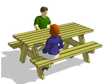 Stół piknikowy 1